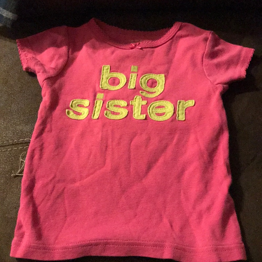 Carter’s 2t big sister tee shirt